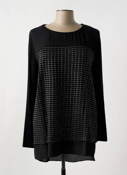 Tunique manches longues noir ALAIN MURATI pour femme