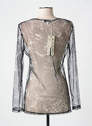Top stretch manches longues gris ALAIN MURATI femme