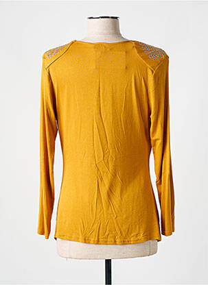 T-shirt manches longues manches longues jaune ROMEO POUR JULIETTE femme