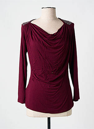 T-shirt manches longues manches longues rouge ROMEO POUR JULIETTE femme