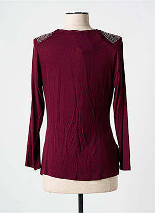 T-shirt manches longues manches longues rouge ROMEO POUR JULIETTE femme