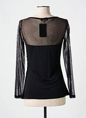 Top coupe cintrée manches longues noir ROMEO POUR JULIETTE femme