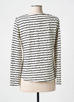 Top stretch manches longues bleu HIPPOCAMPE femme