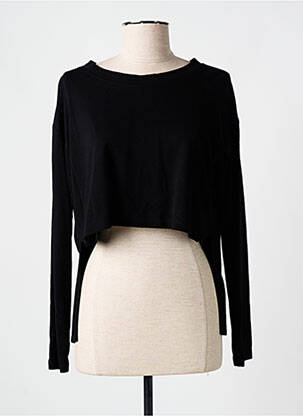 T-shirt manches longues manches longues noir DRESS ADDICT femme
