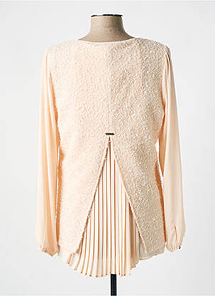 Tunique manches longues tissage crêpe orange ALAIN MURATI femme