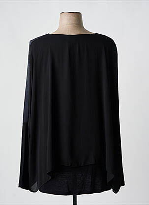 Tunique manches longues imprimé fantaisie noir ALAIN MURATI femme