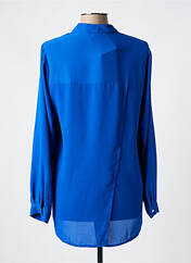 Tunique manches longues bleu PARISIENNE pour femme seconde vue