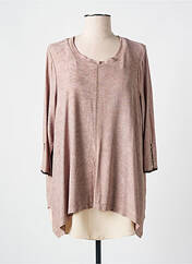 Tunique manches longues marron ALAIN MURATI pour femme seconde vue