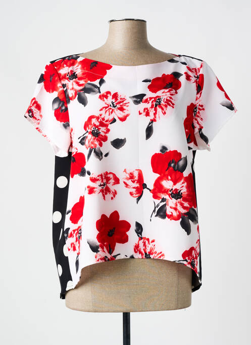 Top rouge HIPPOCAMPE pour femme