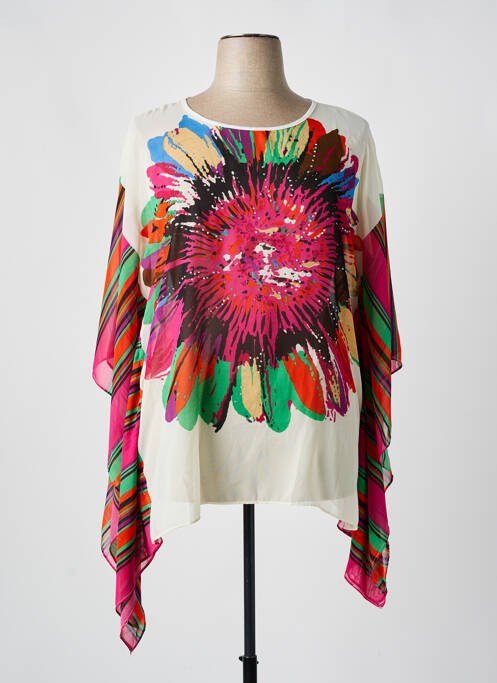 Tunique manches longues beige FRIME pour femme