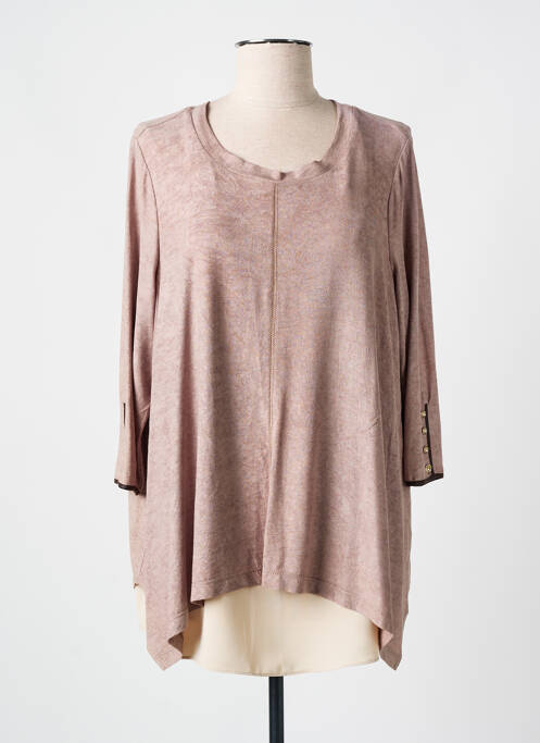 Tunique manches longues marron ALAIN MURATI pour femme