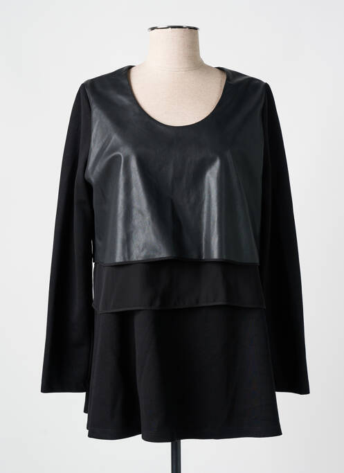 Tunique manches longues noir ALAIN MURATI pour femme