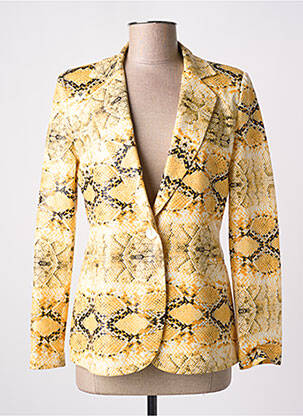 Blazer poches jaune MARIELY femme