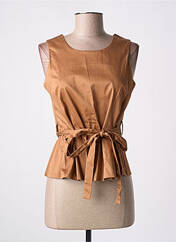 Top marron HIPPOCAMPE pour femme seconde vue