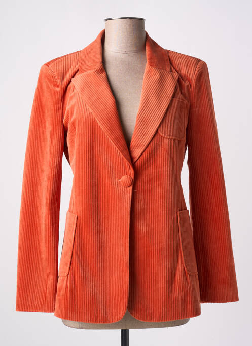 Blazer orange HIPPOCAMPE pour femme