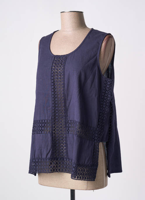 Top bleu ALAIN MURATI pour femme