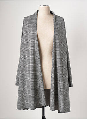 Gilet manches longues stretch gris ROMEO POUR JULIETTE femme