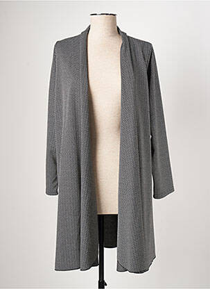 Gilet manches longues stretch gris ROMEO POUR JULIETTE femme