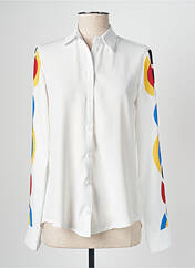 Chemisier blanc HIPPOCAMPE pour femme seconde vue