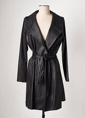 Manteau long noir ROMEO POUR JULIETTE pour femme seconde vue