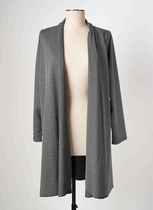 Gilet manches longues stretch gris ROMEO POUR JULIETTE femme