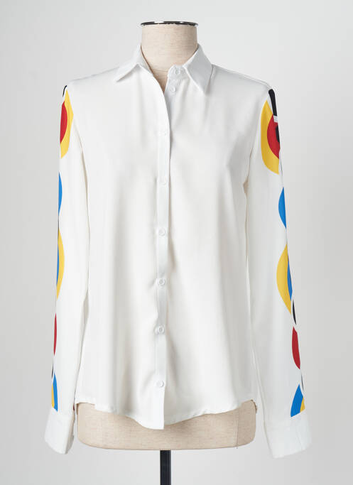 Chemisier blanc HIPPOCAMPE pour femme