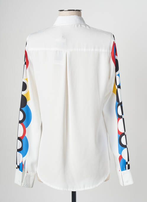 Chemisier blanc HIPPOCAMPE pour femme