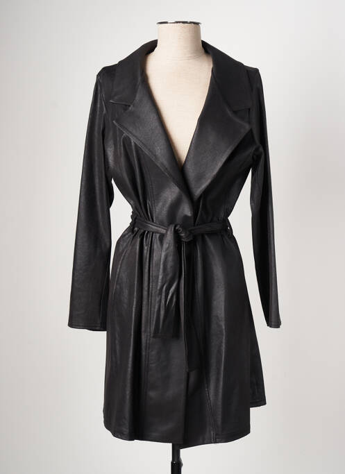 Manteau long noir ROMEO POUR JULIETTE pour femme
