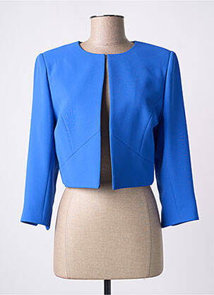 Boléro col rond bleu MICHAELA LOUISA femme