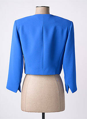 Boléro col rond bleu MICHAELA LOUISA femme