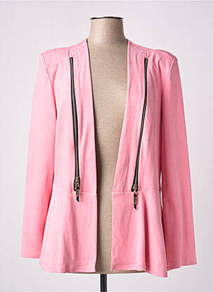 Veste casual epaulette rose PARISIENNE femme