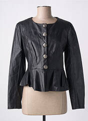 Veste simili cuir noir RINASCIMENTO pour femme seconde vue