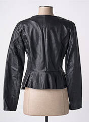 Veste simili cuir noir RINASCIMENTO pour femme seconde vue