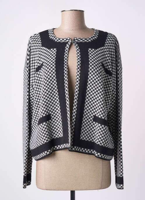 Gilet manches longues noir TAMAR & PIERRE pour femme