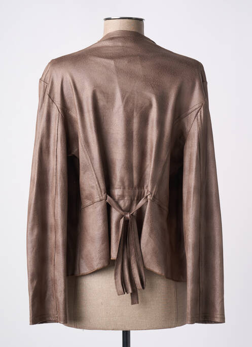 Veste casual marron PARISIENNE pour femme