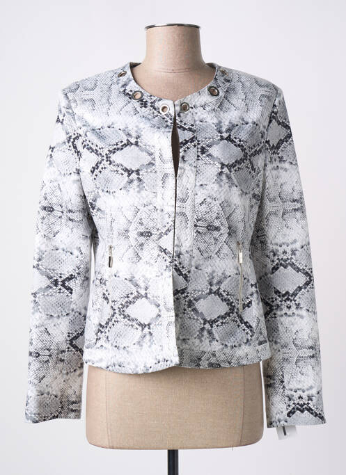 Veste chic gris MARIELY pour femme