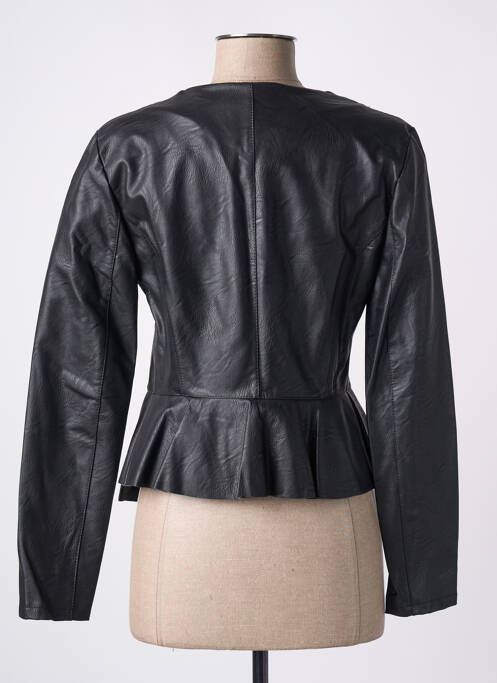 Veste simili cuir noir RINASCIMENTO pour femme