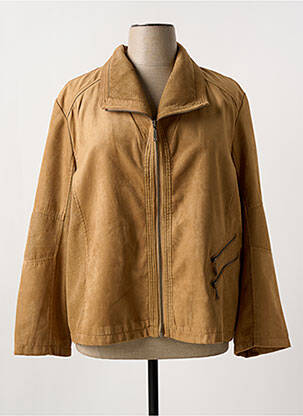 Blouson poches marron ELYNE femme