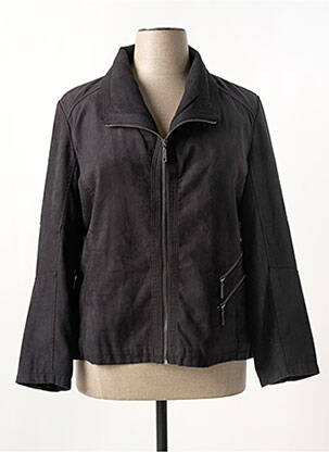 Blouson poches noir ELYNE femme