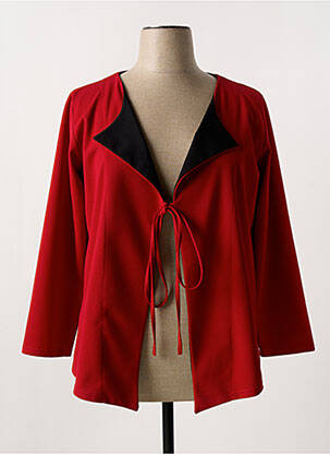 Veste casual manches longues rouge ROMEO POUR JULIETTE femme