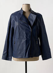Veste simili cuir bleu NANA BELLE pour femme seconde vue