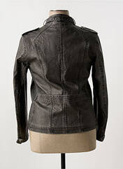 Veste simili cuir gris NANA BELLE pour femme seconde vue