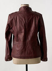 Veste simili cuir violet NANA BELLE pour femme seconde vue