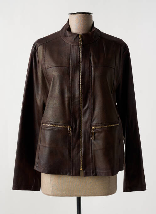 Veste casual marron MONACO BLUE pour femme