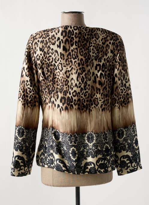 Veste casual marron PARISIENNE pour femme