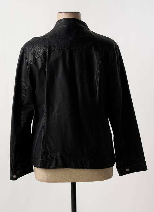 Veste simili cuir noir NANA BELLE pour femme