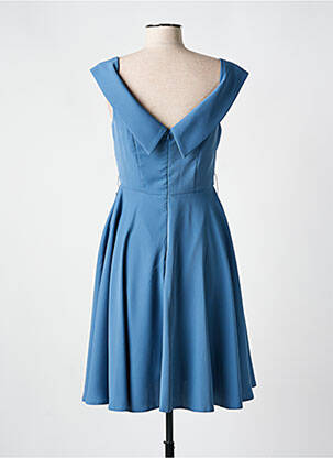 Robe mi-longue sans manche sans manche bleu ASHWI femme