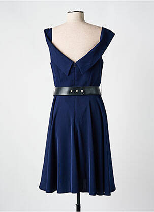 Robe mi-longue sans manche sans manche bleu ASHWI femme