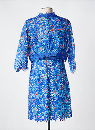 Ensemble robe coupe cintrée bleu JUS D'ORANGE femme
