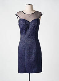 Robe courte sans manche sans manche bleu ASHWI femme